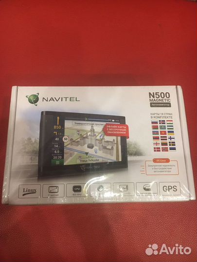 Новый GPS навигатор navitel N500 magnetic