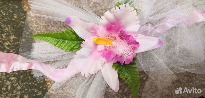 Свадебные ленты на машину