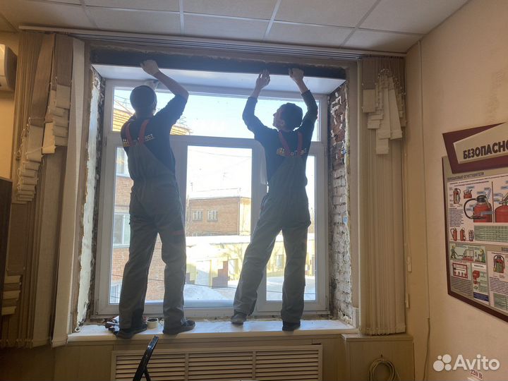 Замена откосов на пвх окнах от производителя