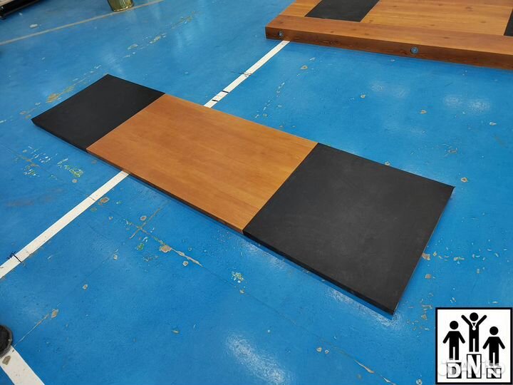 Помост для становой тяги компактный с морением DNN