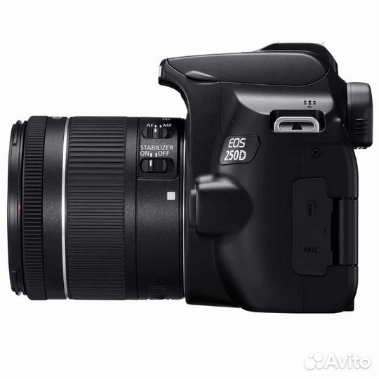 Фотоаппарат Canon EOS 250D Kit черный EF-S 18-55mm