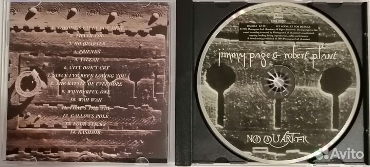 CD Jimmy Page & Robert Plant – No Quarter