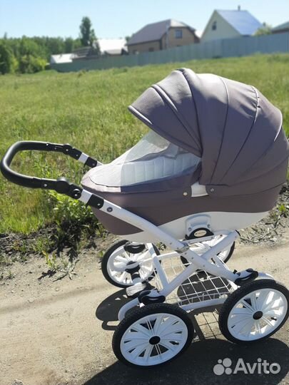Коляска 2 в 1 adamex gloria retro