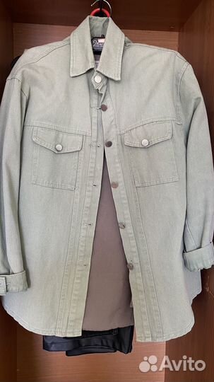 Рубашка цвета хаки