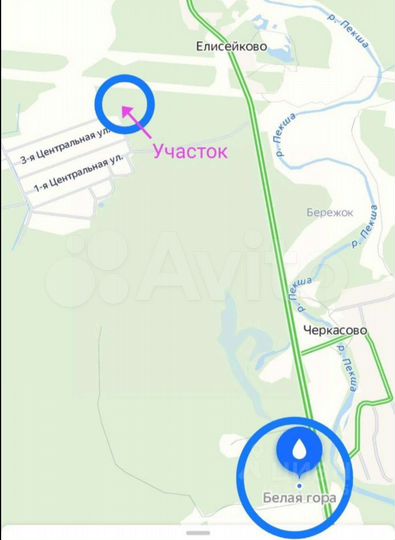 Участок 75 сот. (СНТ, ДНП)