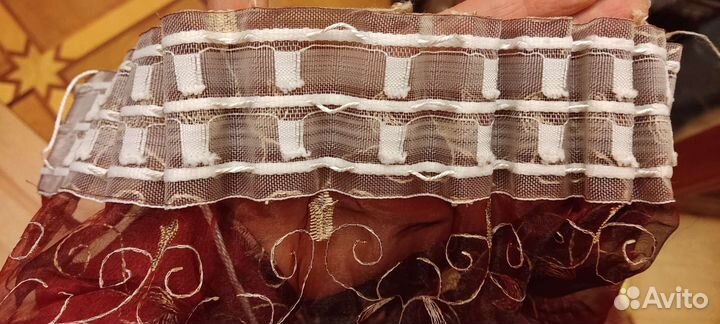 Тюль комплект 2 штуки