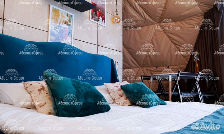 Геокупол для глэмпинга D6. Сферический шатер