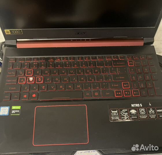 Игровой ноутбук Acer AN515-54-58LL