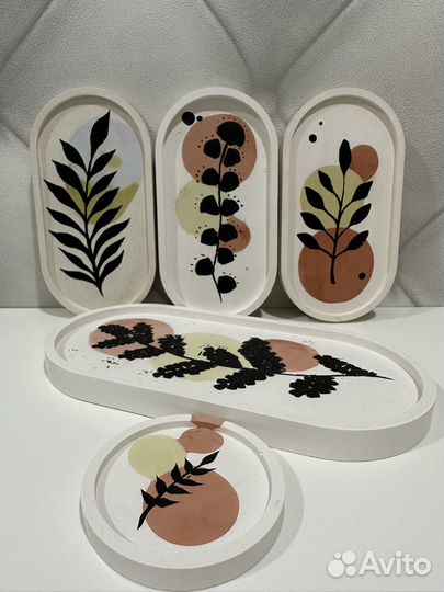 Подносы,подставки из гипса