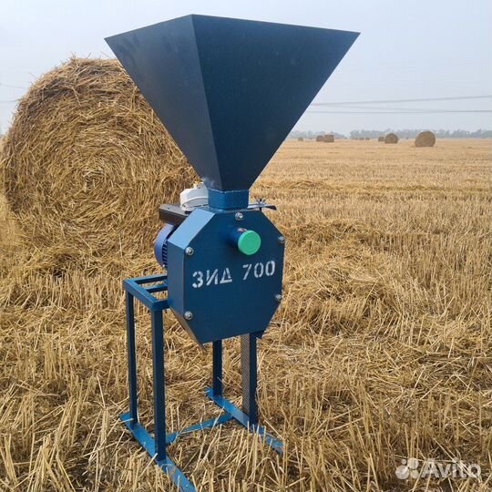 Зернодробилка зид700