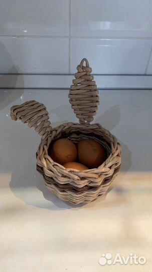 Плетеные корзинки из бумажной лозы