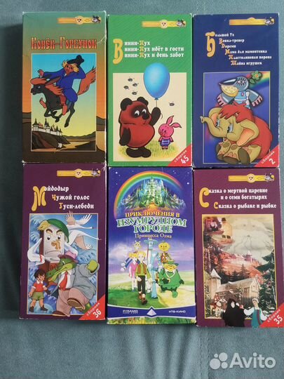 Видеокассеты мультфильмы СССР