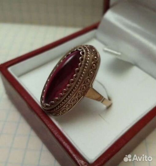 Кольцо серебро 875 пробы СССР