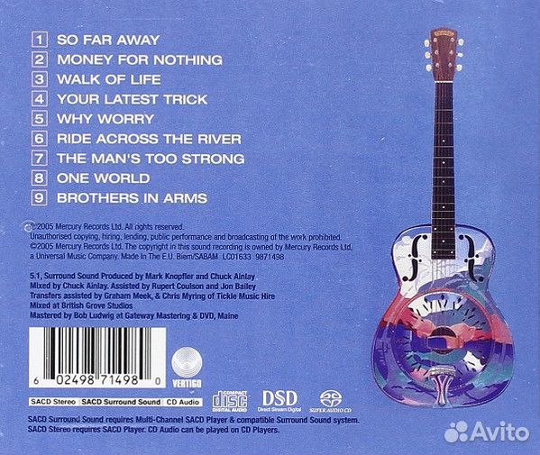 CD Sacd Hybrid Dire Straits – Brothers In Arms