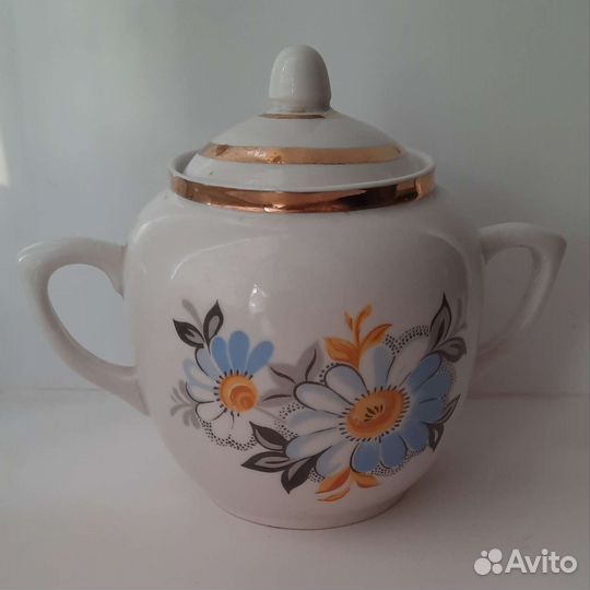 Сахарница вербилки СССР, молочник тфз