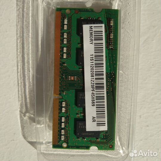 Samsung 4GB PC3L-12800 DDR3L so-dimm