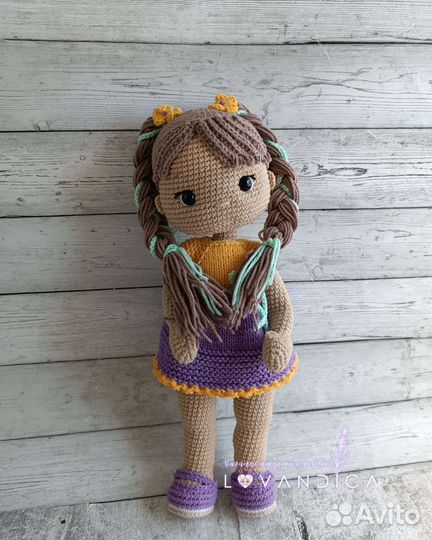 Вязаная кукла, амигуруми,вязаные игрушки