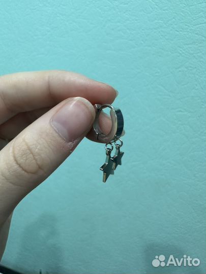 Серьги звездочки