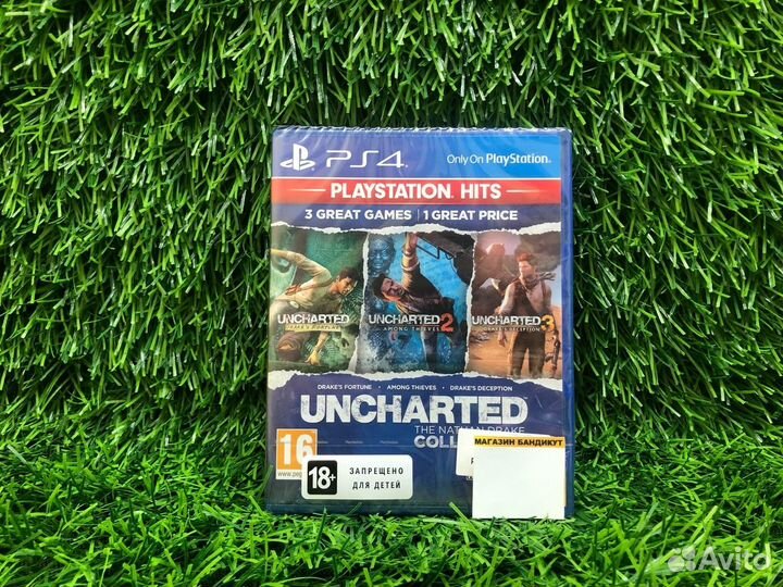 Uncharted коллекция PS4