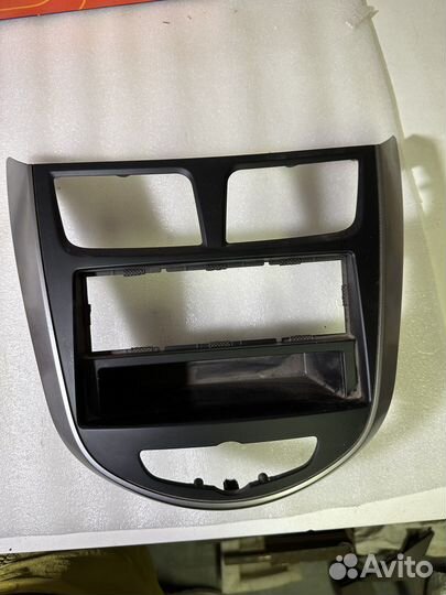 Рамка для магнитолы hyundai solaris elantra