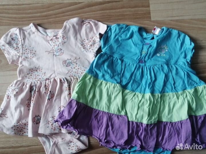 Пакет одежды для девочки 6-9 месяцев