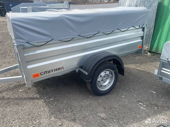 Прицеп легковой Спутник 2,2х1,3x5 с высоким бортом