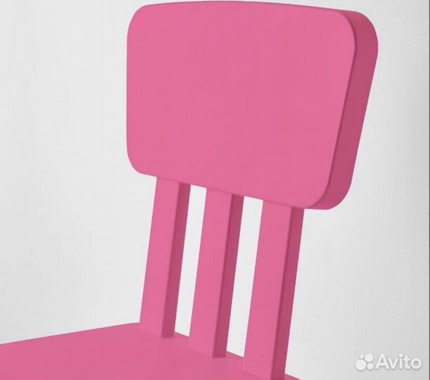 Детский стул Маммут Икеа новый розовый IKEA