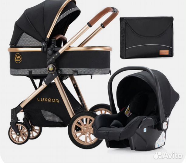Коляска luxmom 3 в 1