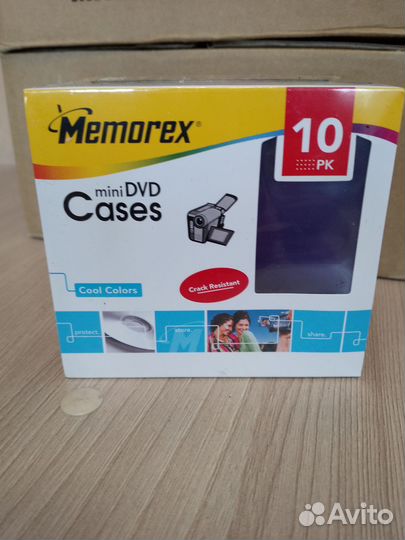 Memorex mini DVD cases, DVD-RW