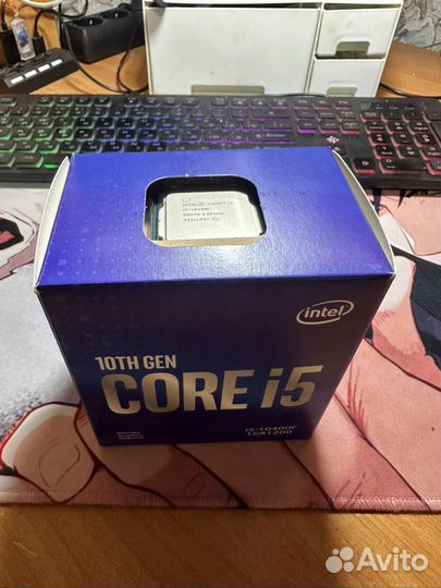 Процессор Intel core i5 10400f, 2,9 ггц, BOX