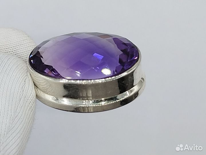 Кулон с аметистом