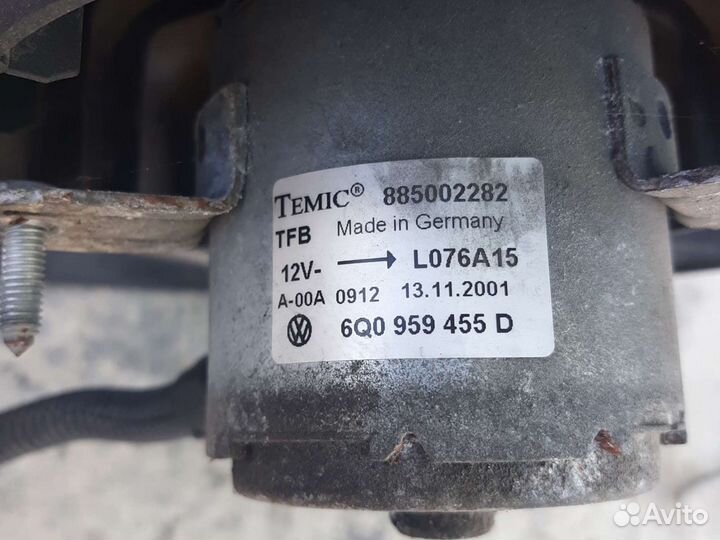 Вентилятор Skoda Fabia VW Polo