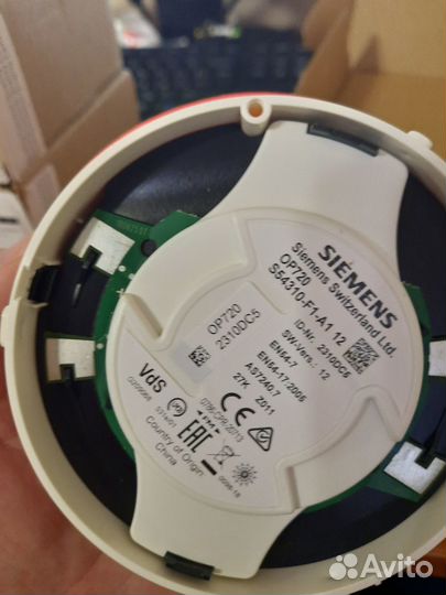Дымовой извещатель OP720 Siemens, S54310-F1-A1