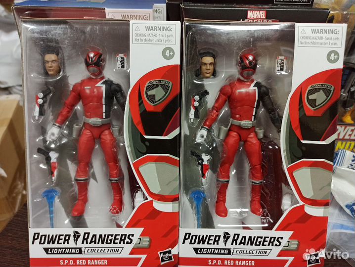 Фигурки S.P.D. Shadow Ranger, Red Ranger; Zeo Blue