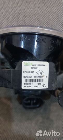 Противотуманные фары на renault