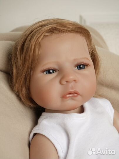 Кукла реборн девочка силиконовая 46см