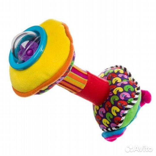 Погремушка мягкая гантель Слон