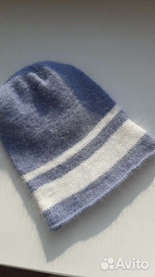 Шапка женская вязаная из пуха норки