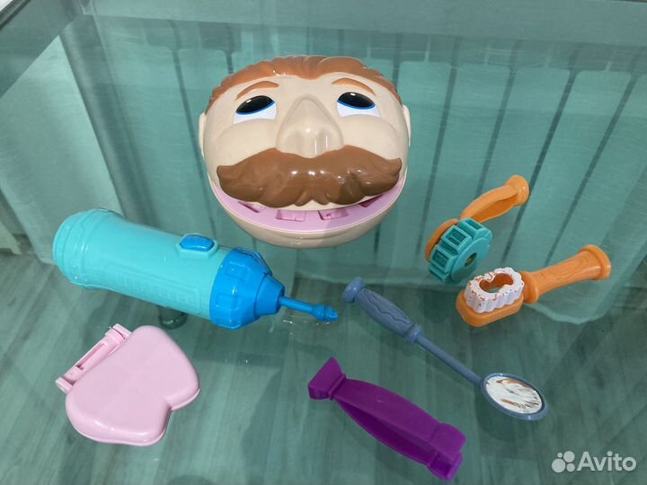 Play doh кондитерская, парикмахерская, зубастик