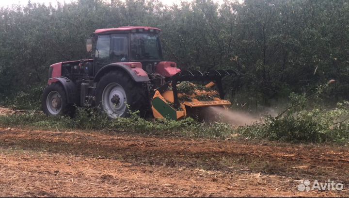 Услуги Мульчера, Экскаватора