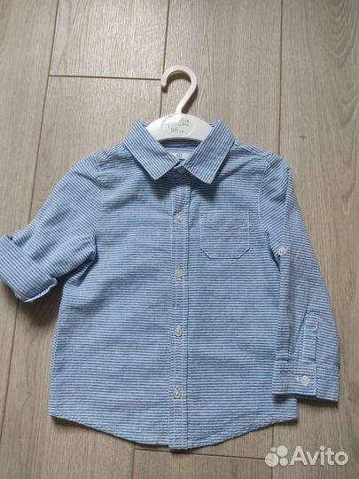 Рубашки х/б детские р. 86, 92