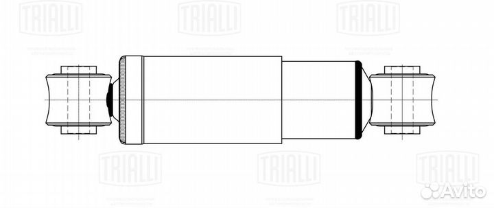 Амортизатор прицепов ROR, Schmitz 442 310 22х50 22