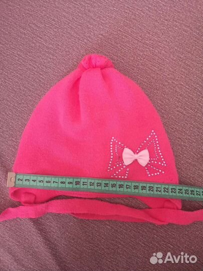 Шапки, шарфы демисезон 3-4-5 лет