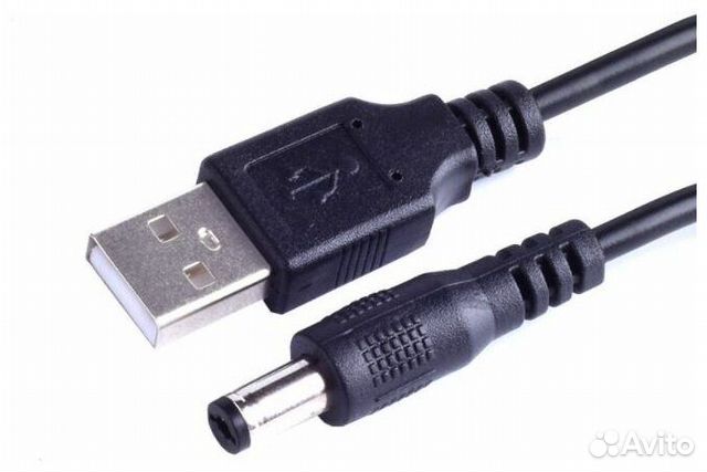 Кабель питания USB - DC 5.5 х 2.5 мм 1М