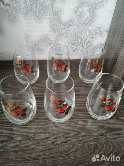 Набор стаканов. 6 шт. Новые