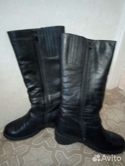 Сапоги женские натуральная кожа 40 размер