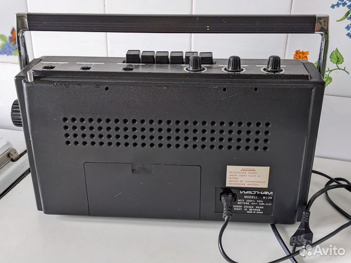 Магнитофон СССР Walthan W139 и кассеты Goldstar