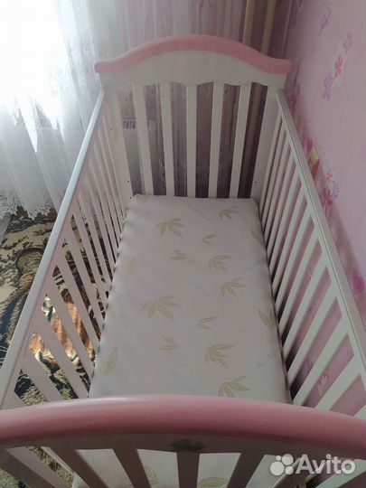 Детская кровать манеж с матрасом