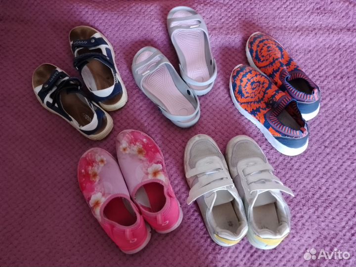 Обувь пакетом для девочки