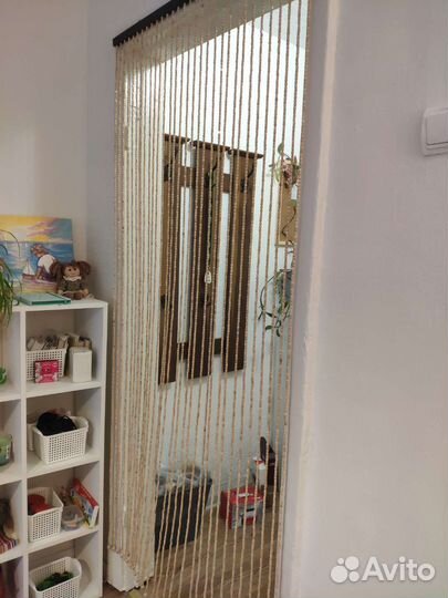 Штора декоративная деревянная